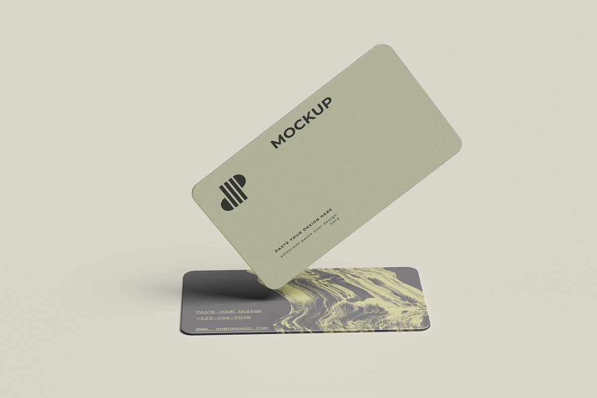 business card mockup, a Business Card Template by kebunmockup (Photo 2 of 5)