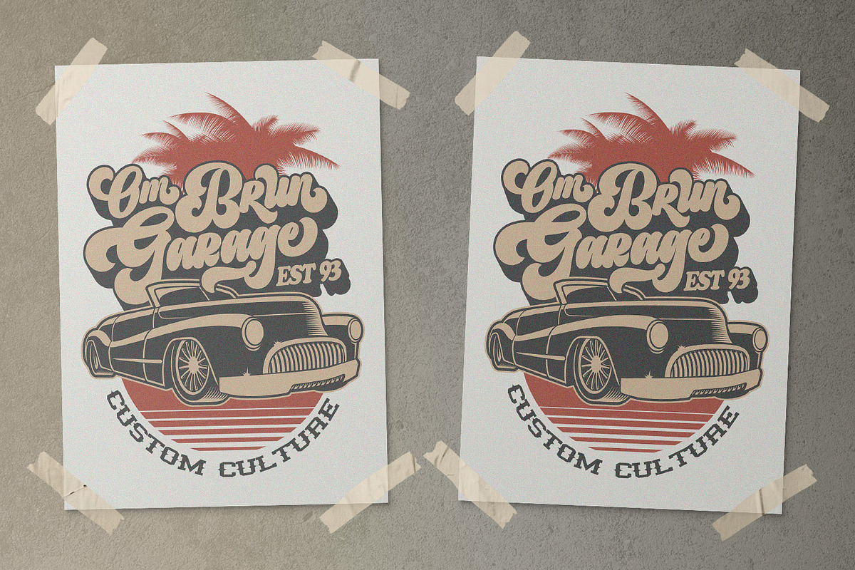 Retro Ashington - Vintage Font, a Script Font by Subectype Studio (Photo 8 of 11)