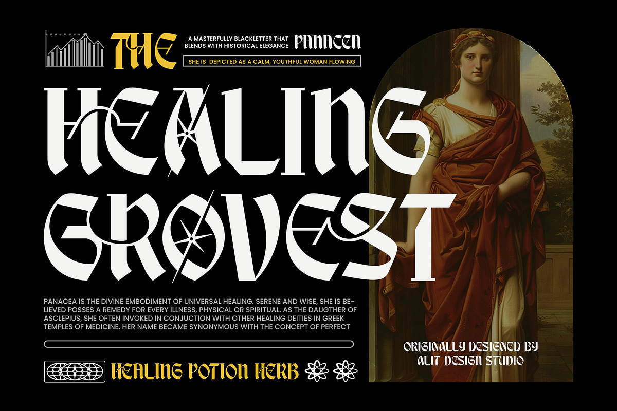 Break Roman Typeface, a Blackletter Font by alit design (Photo 2 of 17)