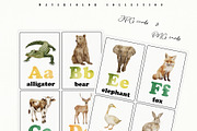 Animal Alphabet Flashcards, an Education Illustration by Sunshine Art (Thumbnail 2 of 11)