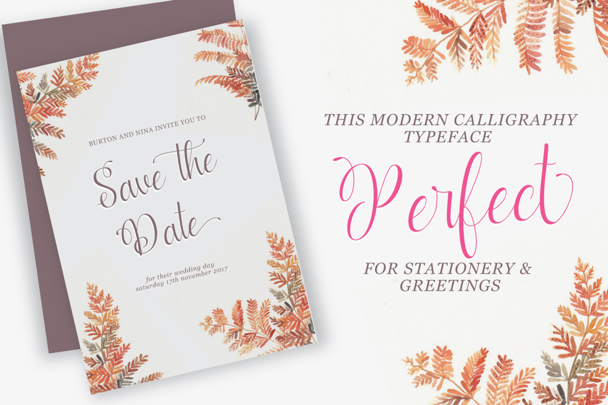 Ladylove Script Typeface preview 5