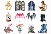 Watercolor Chic to Death Clipart, an Illustration by Design Market (Thumbnail 4 of 5)