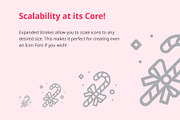 Christmas Line Icons, an Outline Icon by Amogh Design (Thumbnail 3 of 7)