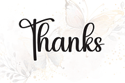Butterfly | Script Font, a Handwritten Font by Scratchones (Thumbnail 9 of 9)