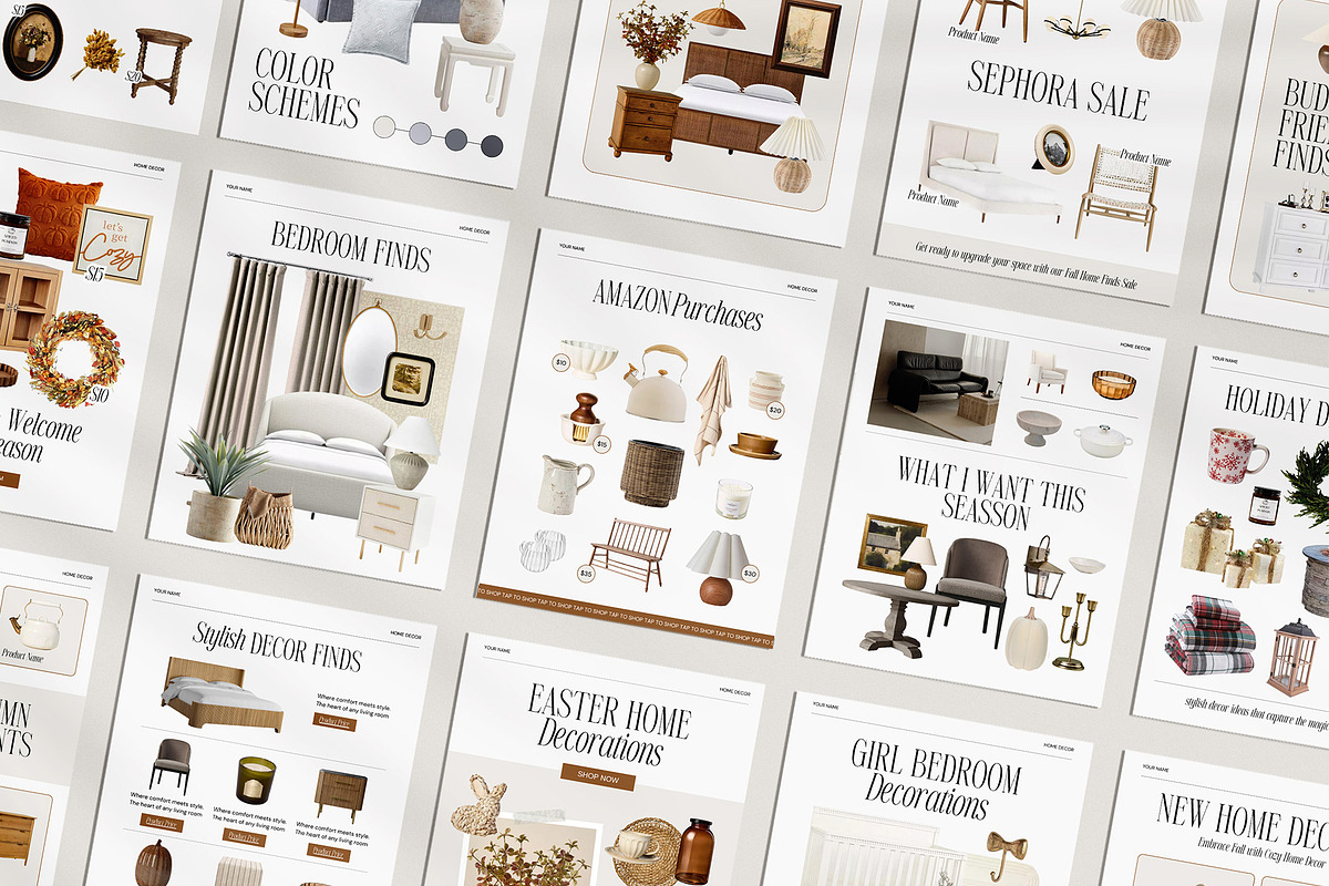 40 Editable LTK Canva Template, a Social Media Template by Amaré Creative (Photo 2 of 6)