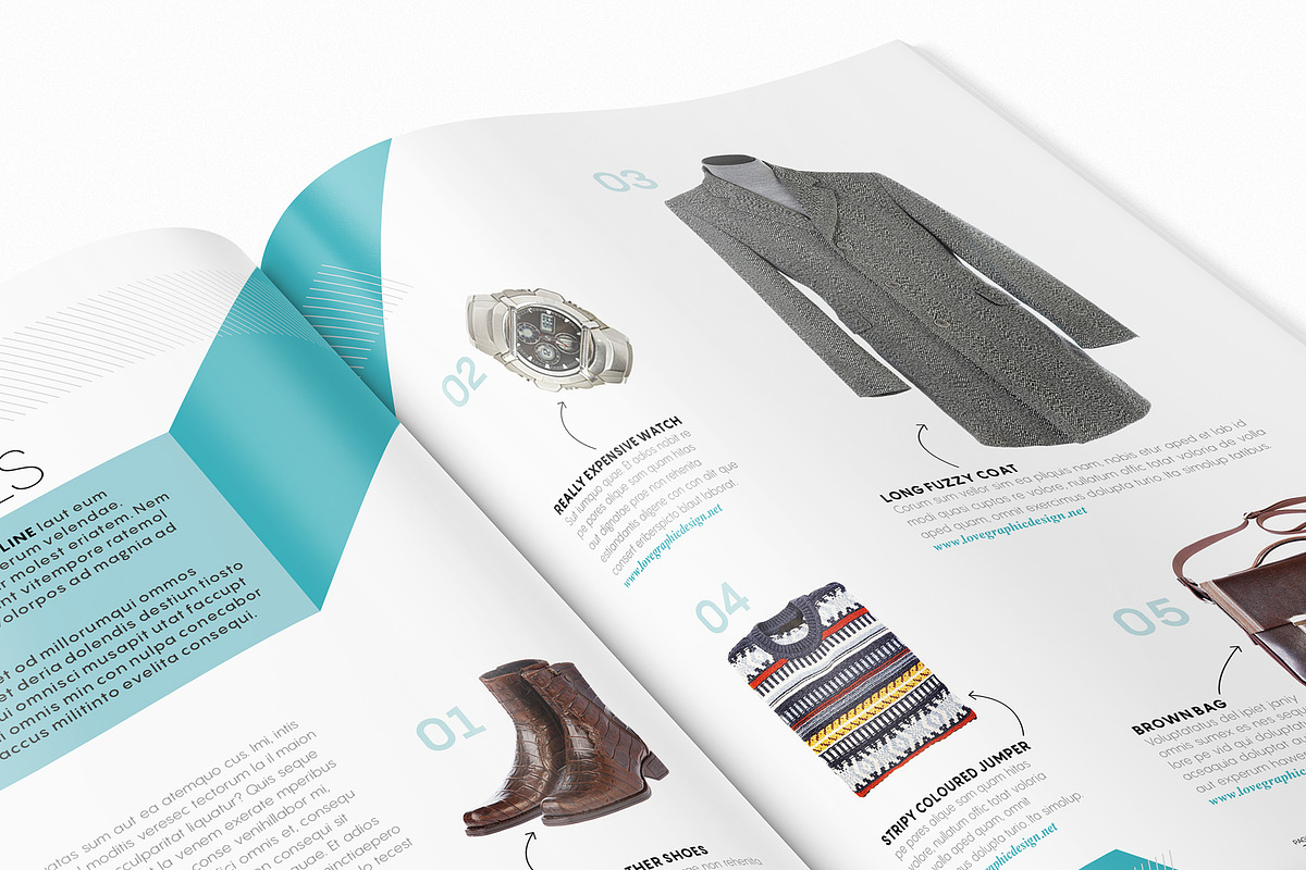 Magazine Template InDesign 09, a Magazine Template by Love Graphic Design (Photo 8 of 28)
