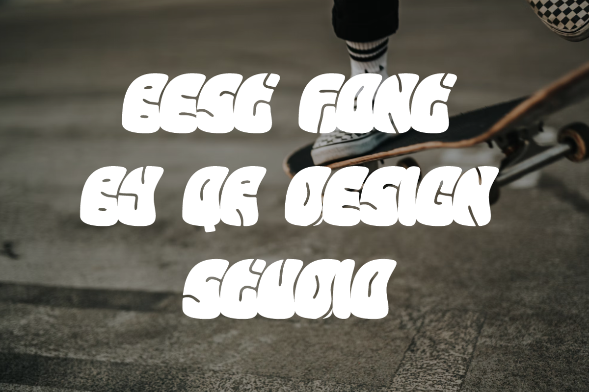 Skate Salmone - Bubble Graffiti Font, a Sans Serif Font by QR Design Studio (Photo 5 of 6)