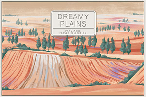 Fresco collection"Dreamy Plains"