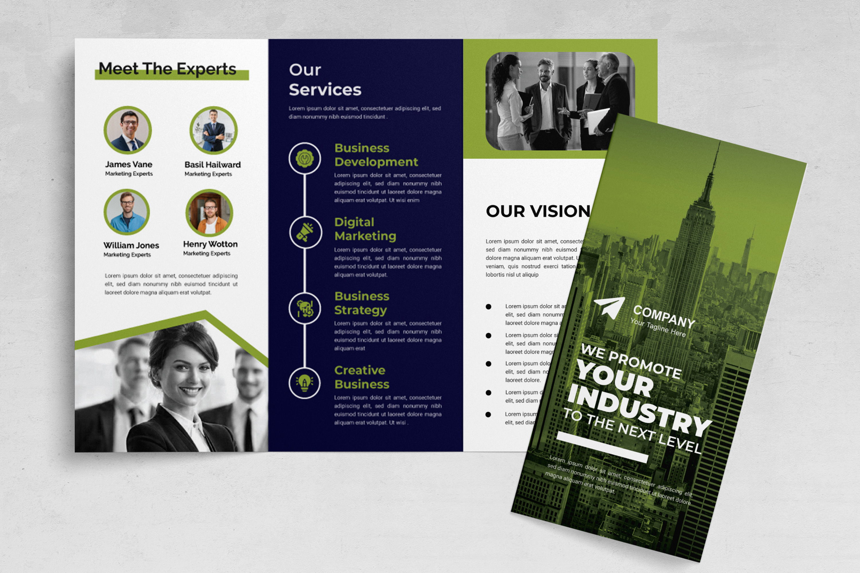 Business Trifold Brochure Design