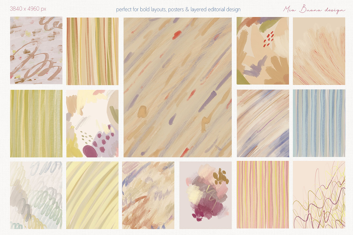 Painted Texture Backgrounds Bundle, a Background Graphic by Mio Buono (Photo 45 of 54)