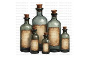 Apothecary Jars, a Decorative Illustration by Bloom Craft Creations (Thumbnail 4 of 12)