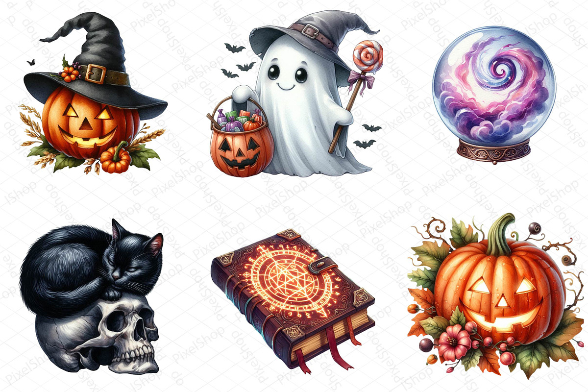 Halloween Sublimation Bundle Png, an Illustration by DreamPrint404 (Photo 2 of 6)