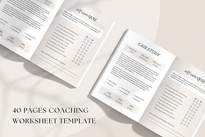 Coaching Worksheet Ebook Templates