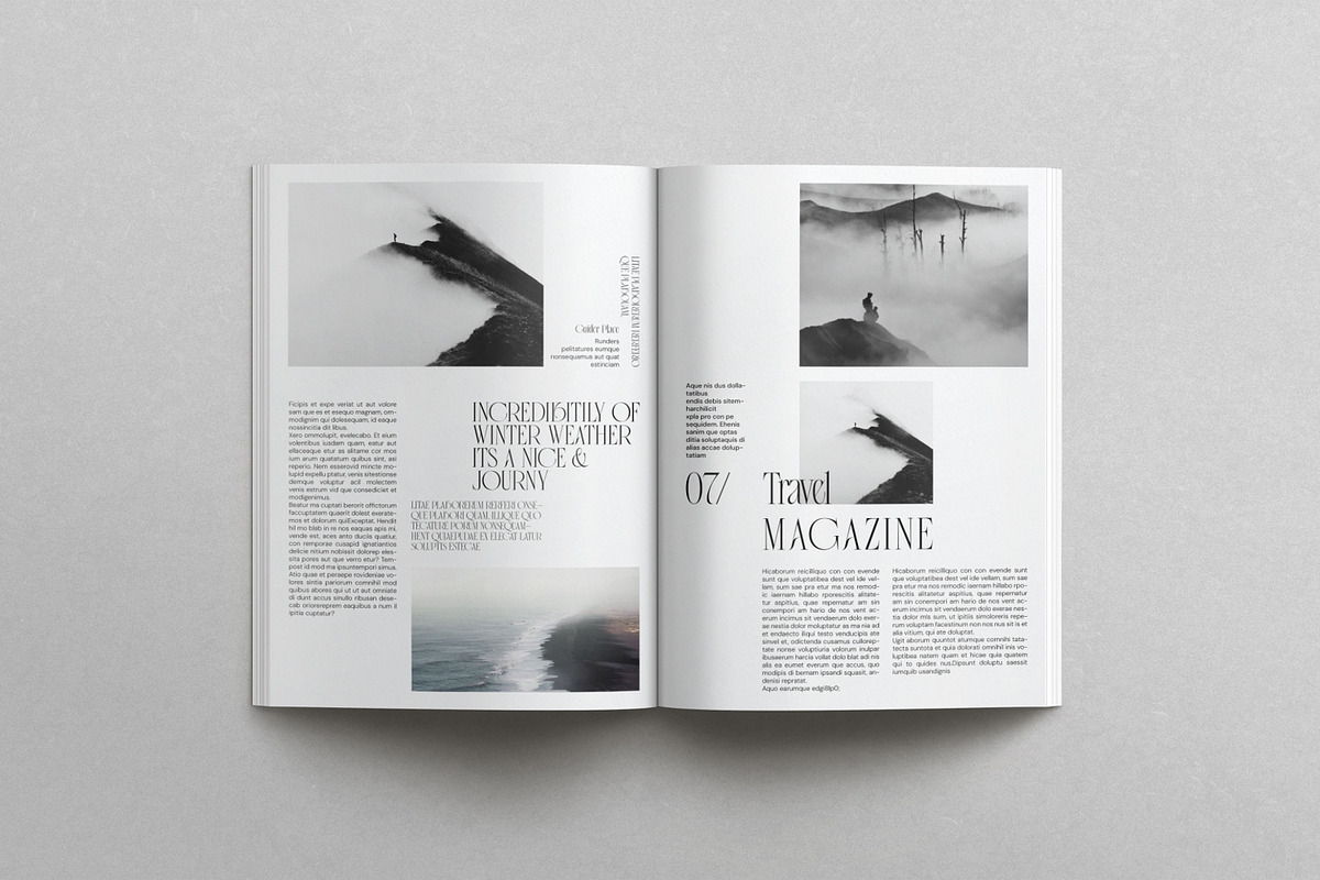 Travel Photography Brochure Template, a Brochure Template by Creatiya Type (Photo 10 of 10)