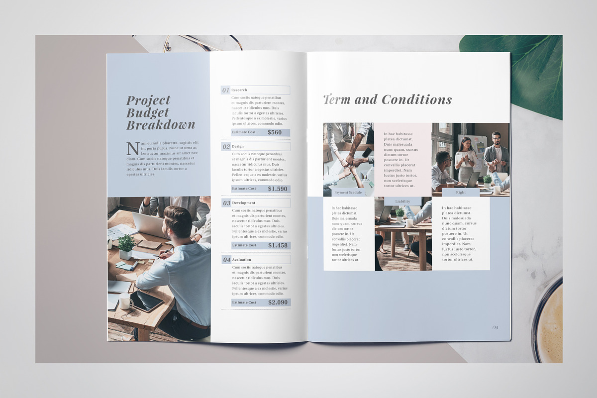 Maricel Zenarosa Proposal, a Brochure Template by rinatyassari (Photo 8 of 9)