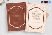 Thanksgiving Invite Template, a Flyer Template by BrandPacks (Thumbnail 1 of 5)