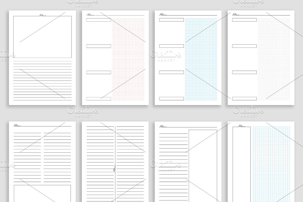 Digital Notes Template, a Print Template by As Studio (Photo 3 of 4)