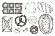 Baked Bread Vector Illustrations, a Food Illustration by Lubov Illustrations Shop (Thumbnail 5 of 7)