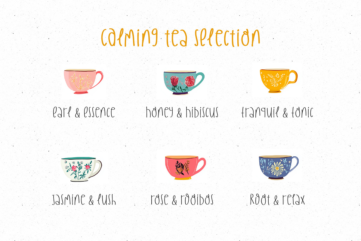 Quirky Handwritten Font Cute Flowers, a Handwritten Font by Kaya Fonts (Photo 6 of 32)