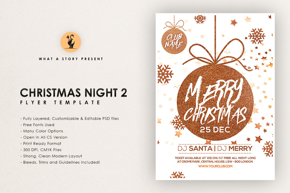 Christmas Night 2, a Flyer Template by What a Story (Photo 1 of 5)