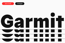 Garmit Family Font