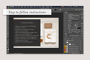 Boho Baby Paper Mockup II, a Stationery Template by Ashley Alexandra Design (Thumbnail 3 of 3)