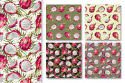 Dragon Fruit Watercolor. Pitahaya., a Decorative Illustration by VetaDesign (Thumbnail 5 of 8)