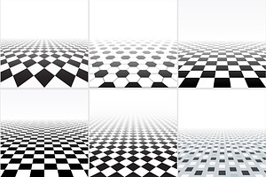 Abstract perspective backgrounds, a Decorative Illustration by ExpressShop