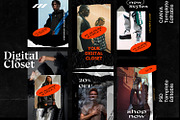 Digital Closet-PS & CANVA Instagram, a Social Media Template by Dirtytemp Studio (Thumbnail 5 of 6)