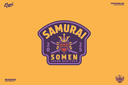 Samurai Somen Logo Template, a Branding & Logo Template by Kreasi Malam (Thumbnail 8 of 11)