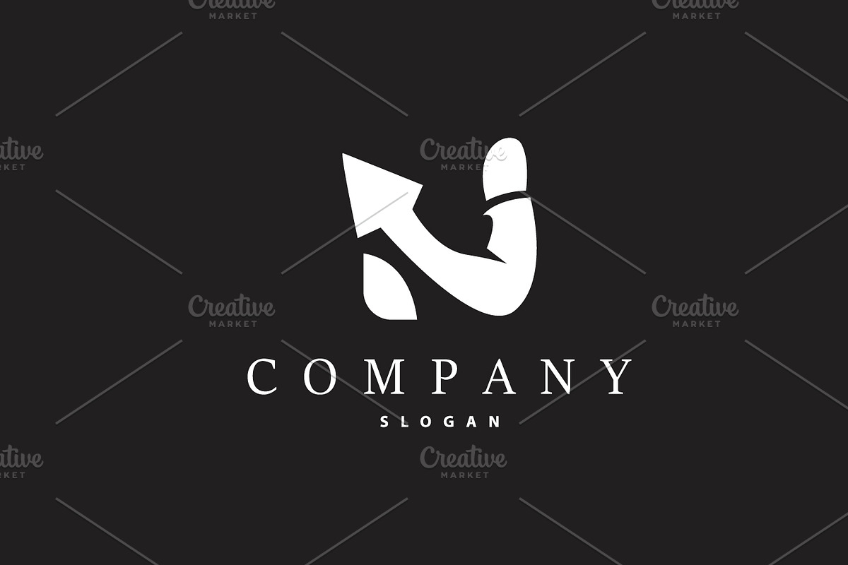 Minimal Initial N Letter Logo Modern, a Branding & Logo Template by Maylianaw28 (Photo 1 of 2)