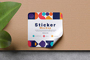 Sticker Mockup Bundle Set, an Advertising Mockup by Rielismee (Thumbnail 5 of 5)