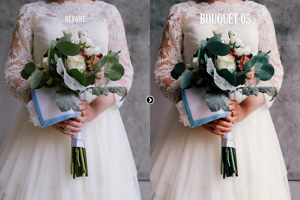 Bouquet Wedding Photoshop Actions, an Action Add-On by FilterAtelier (Photo 6 of 9)