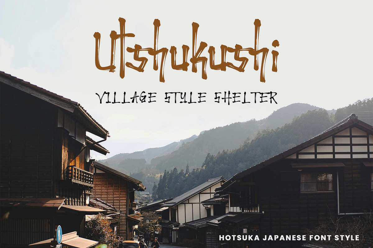 Hotsuka - Japanese Brush Font, a Handwritten Font by Voux Studio (Photo 3 of 10)