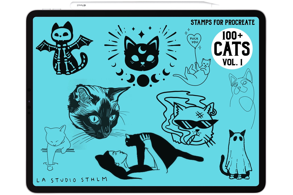 Bundle Animals & Insects -Stamp Sets, a Brush Add-On by LA Studio Sthlm (Photo 8 of 15)