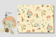 Magical Gnomes Pattern Design, a Pattern Graphic by Lady Bruniere Design (Thumbnail 4 of 5)