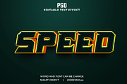 Speed Gold 3d Psd Text Effect, a Layer Style Add-On by bdrobin (Thumbnail 1 of 2)