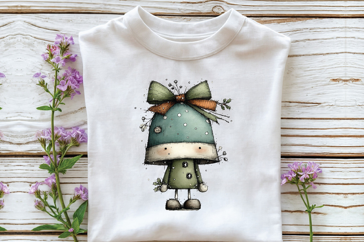 Whimsical Icy Blue Christmas Bundle, an Illustration by CraftArtStudio (Photo 5 of 6)