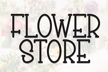 Flower Store | Script Font