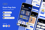 Qyifa – Academic Exam App UI Kit, an App Template by productype1 (Thumbnail 1 of 5)