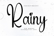 Rainy, a Handwritten Font by InermediaSTUDIO (Thumbnail 1 of 7)