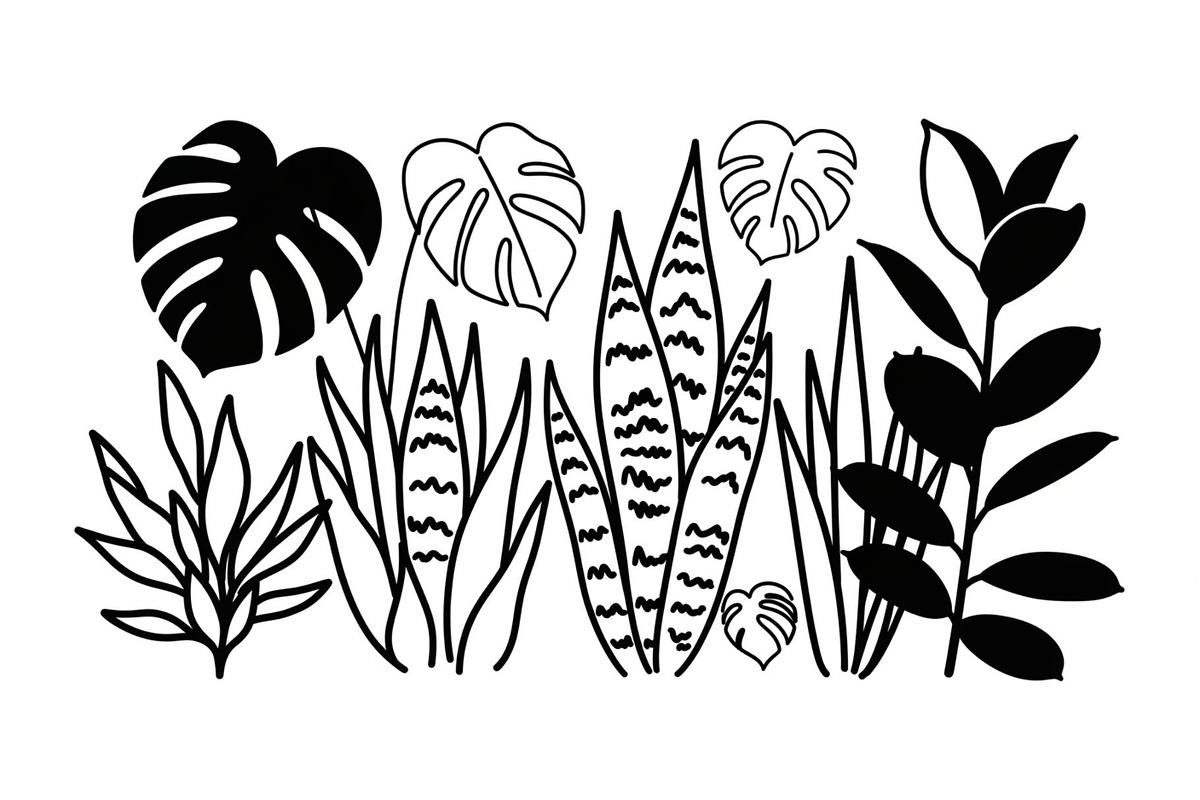 Minimal Botanical Leaf Silhouette Bu, an Illustration by Creativeshirt (Photo 34 of 51)