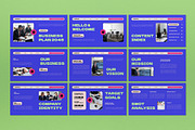 Blue Business Plan Google Slide, a Presentation Template by graphicook (Thumbnail 2 of 5)