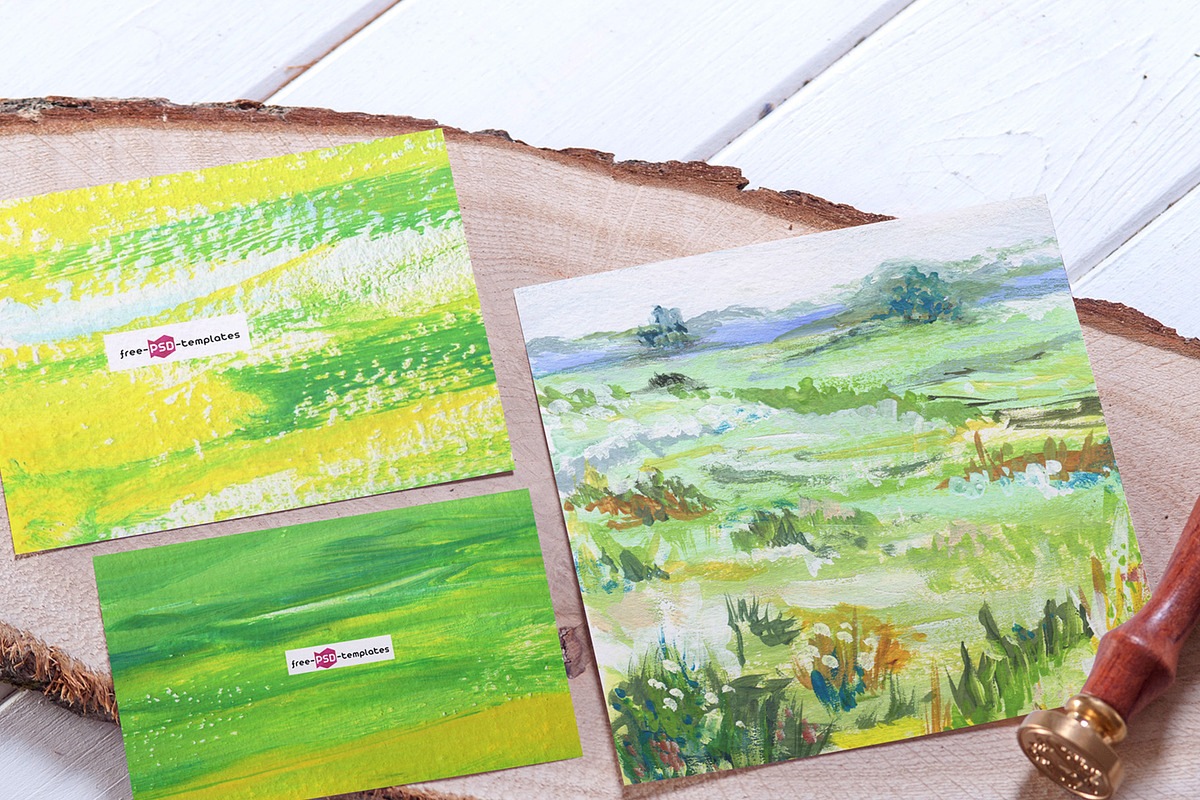 Spring Landscapes, an Illustration by Ann Bright (Photo 5 of 6)