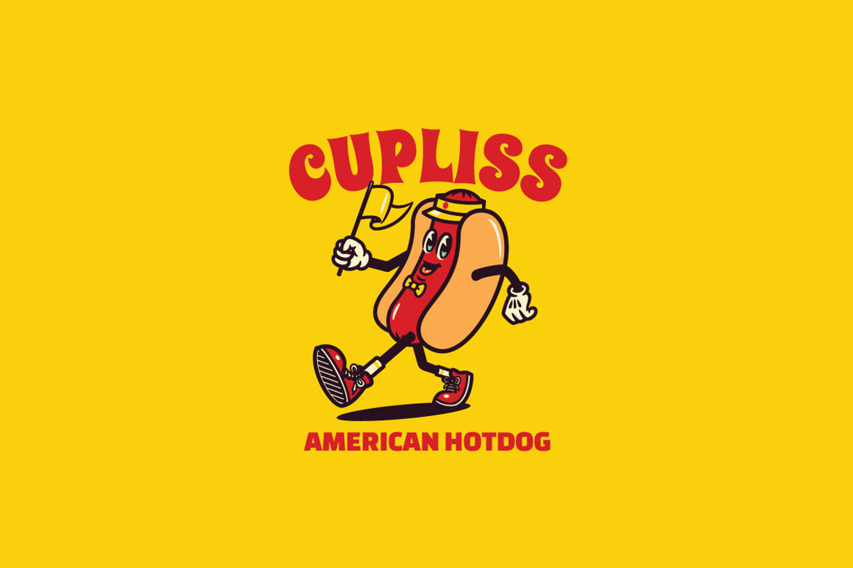 Cupliss Hotdog Logo Template, a Branding & Logo Template by Kreasi Malam (Photo 1 of 4)