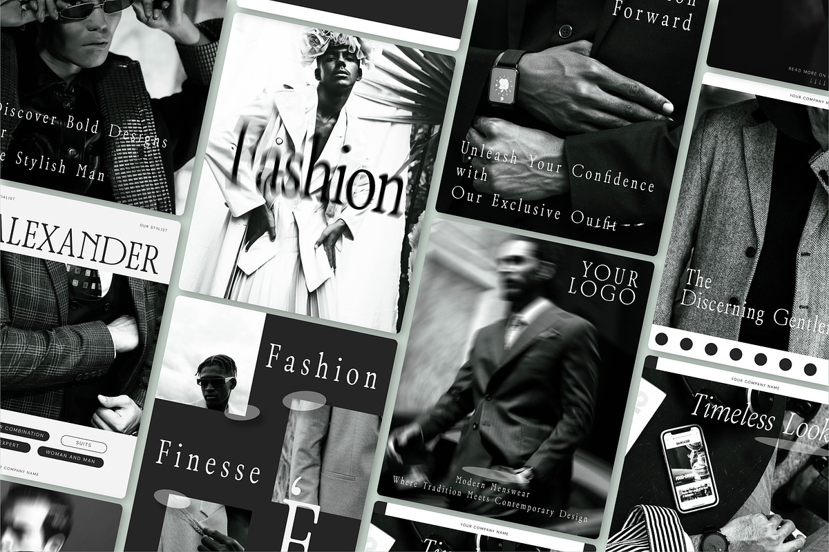 Styles - Fashion Social Media Kit, a Social Media Template by SecondBrain Store (Photo 1 of 9)