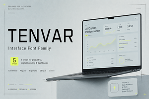 TENVAR – Modern Tech Sans Serif