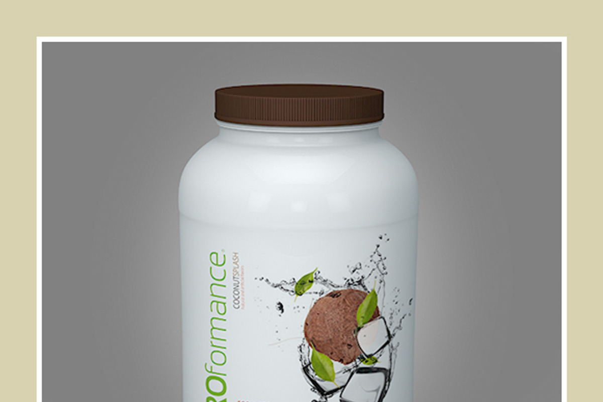 Realistic Protein Bottle v2, a Product Mockup by Black.dot™ (Photo 2 of 5)