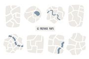 Modern Christmas Cards & Map Creator, an Object Graphic by MaNechaeva (Thumbnail 9 of 14)
