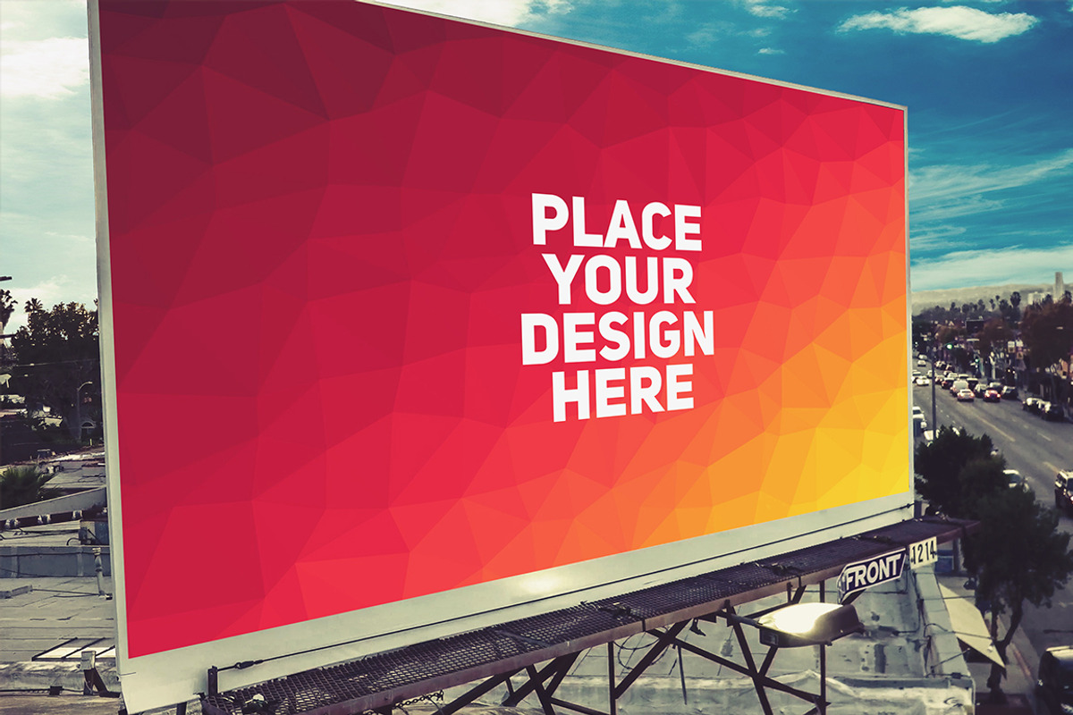 12 PSD Billboard Mock-up, a Mockup by Laura (Photo 2 of 13)